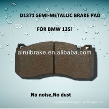 D1371 semi-metallic brake pad for 135i